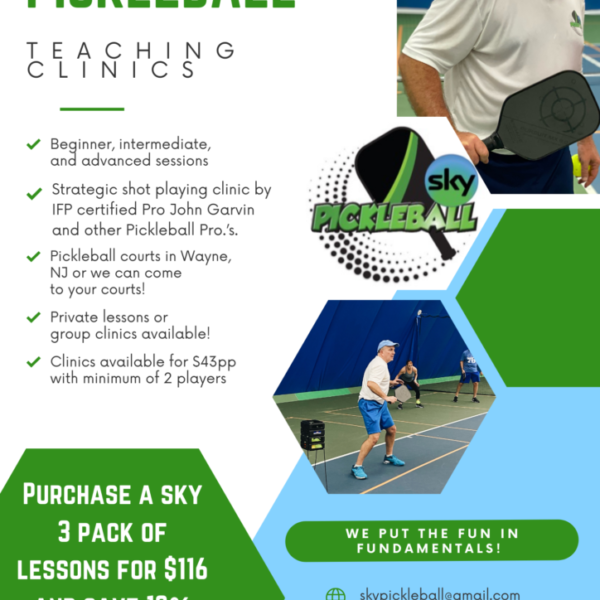 Pickleball Lessons - Sky 3 Pack